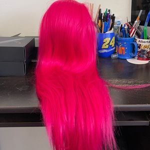 Pink Lace Front Wig